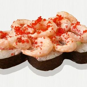 Ролл Фудзи с коктейльной креветкой