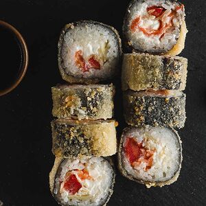 Сяке темпура