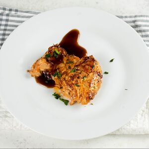 Филе бедра куриное жареное