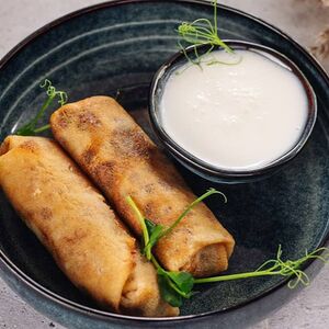 Блинчики с курицей сыром и грибами