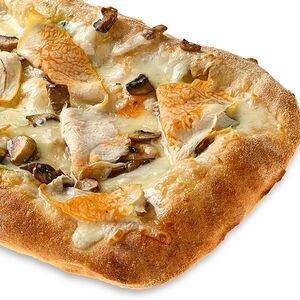 С курицей и грибами