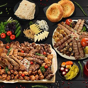 Шашлычный стол №2 на компанию из 22-24 персон