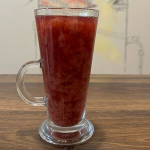 Чай малиновый из пюре