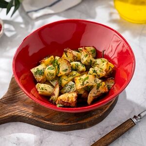 Картофель с зеленью