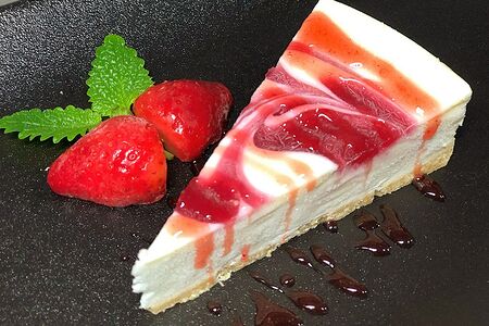 Чизкейк малиновый