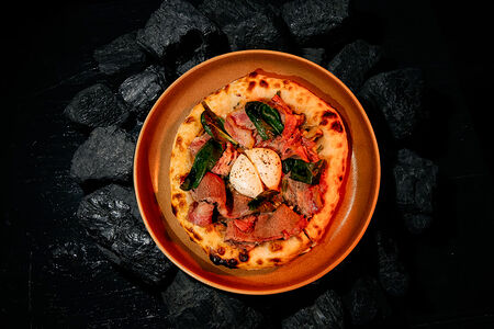 Лепешка с брискетом