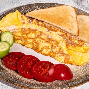 Омлет с сыром