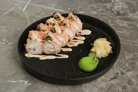 Pink ролл с угрем