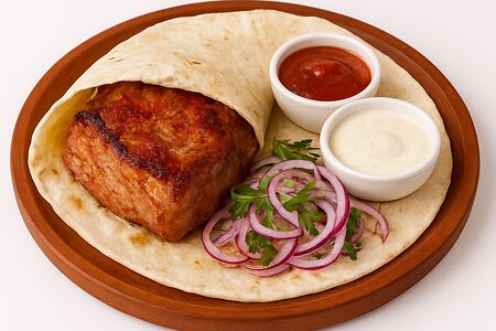 Шашлык в лаваше