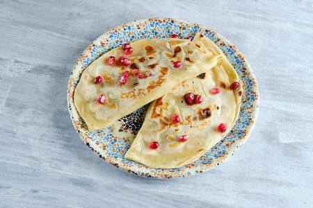 Кутабы с телятиной