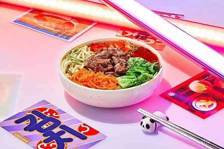 Пибимпап с говядиной