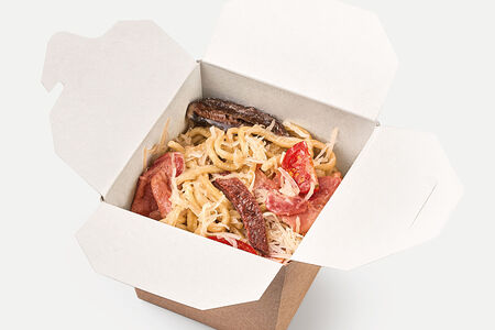 Вок сливочный с беконом Хит