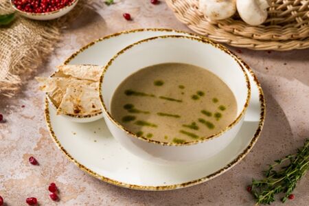 Крем-суп из белых грибов