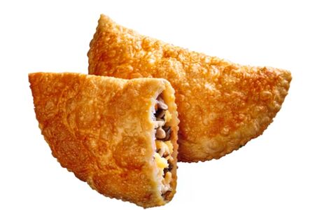 Чебурек с картофелем и грибами