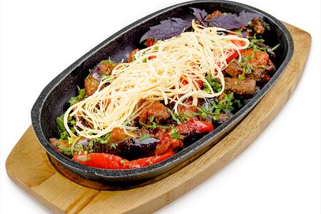 Аджапсандали с говядиной