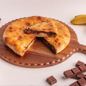 Пирог с бананом и шоколадом