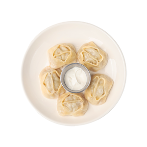 Манты с мясом 5шт