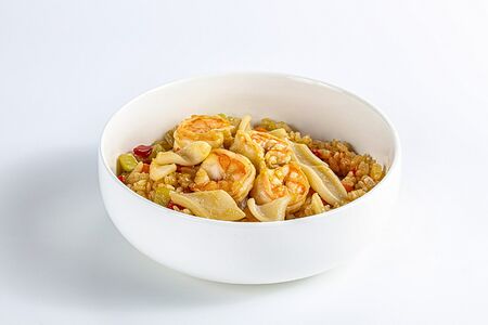 Рис с морепродуктами