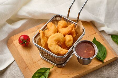 Креветки в панировке 