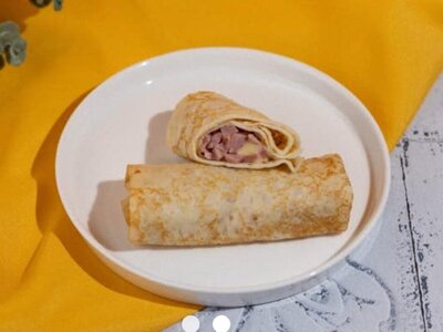 Блинчики с ветчиной и сыром