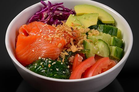 Поке с лососем