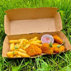 Картофель фри с Наггетсами 