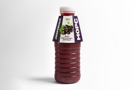 Морс из черной смородины 0,5л