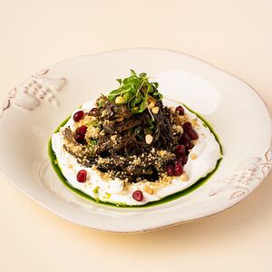 Салат с авелуком и мацуном