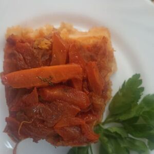 Филе минтая с овощами