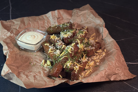 Гренки с сыром и чесноком