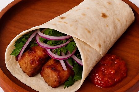 Баранья мякоть в лаваше