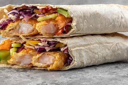 Шаурма с креветками 