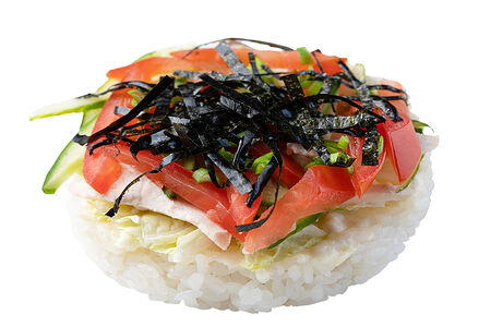 Донбури с курицей и соусом такамацу