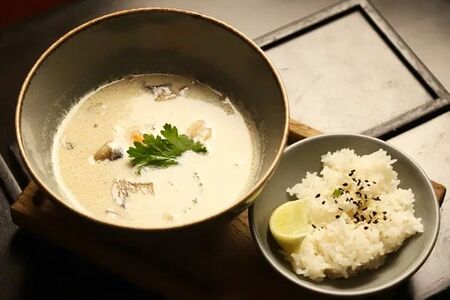 Том Кха с креветками