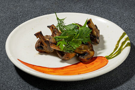 Шампиньоны на гриле