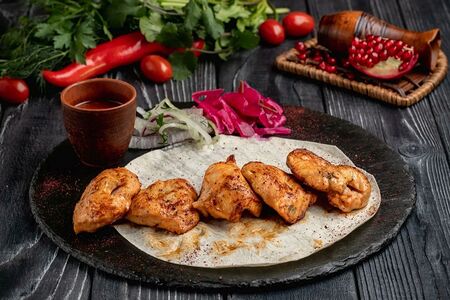 Шашлык из куриной грудки