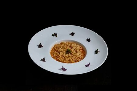 Спаггети с томатами