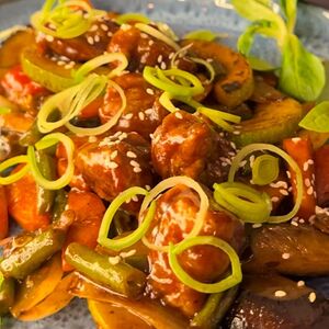 Говядина с овощами