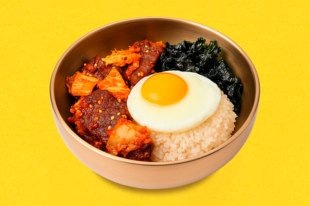 Кимчи поккымпаб с говядиной