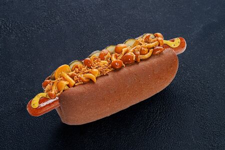 Русский хот-дог с опятами