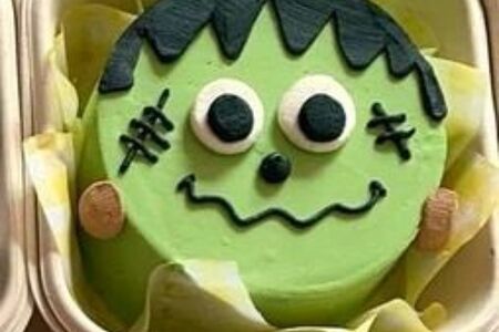 Бенто-торт Зелёный Франкэнштейн