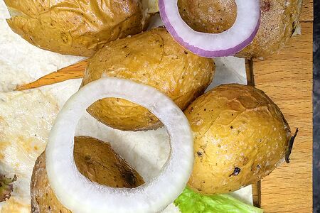 Шашлык из картофеля