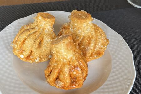 Хинкали с сыром жареные