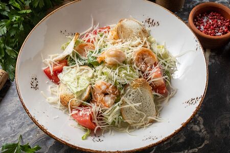 Цезарь с креветками