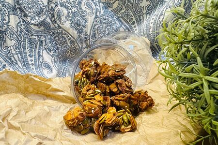 Шарики с тыквой и миндалем