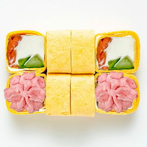 Лосось в тортилье