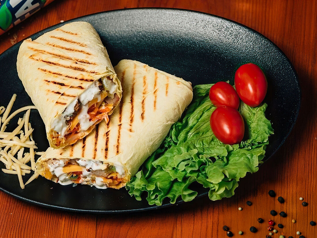 Шаурма на углях