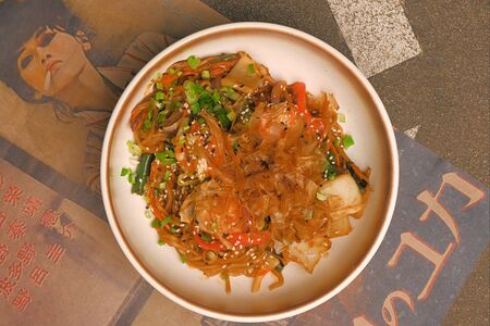 Лапша Якисоба с морепродуктами