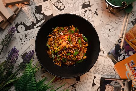 Якисоба курица