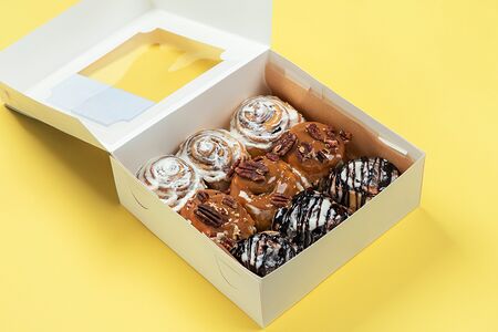 Набор 9 мини (корица, шоколад, карамель-орех пекан)